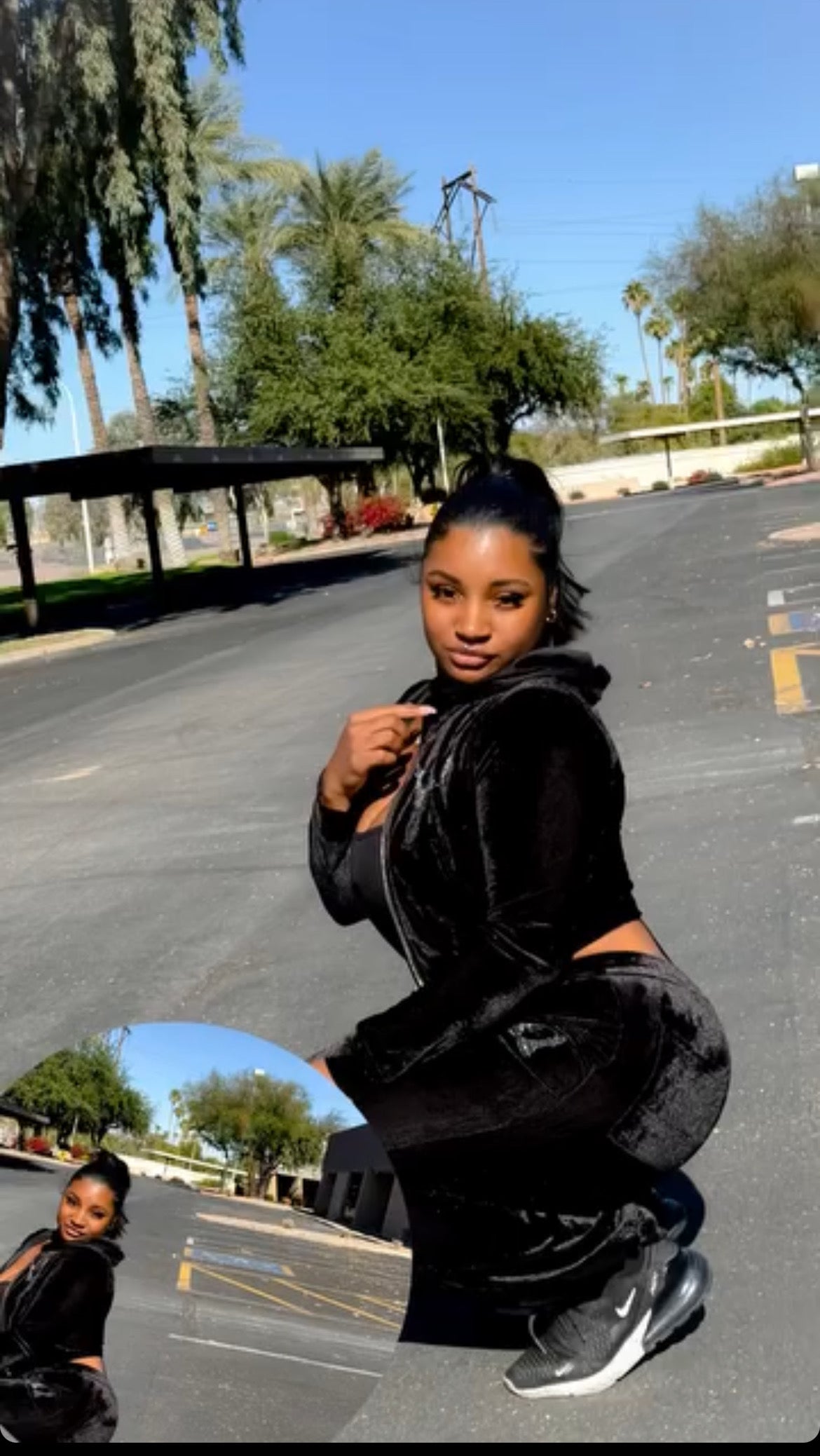 BBM baddies “Bedazzled” tracksuit set