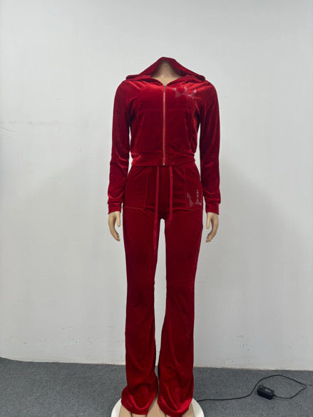 BBM baddies “Bedazzled” tracksuit set