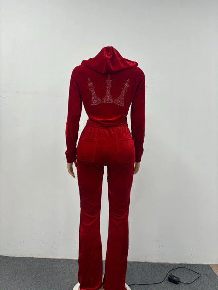 BBM baddies “Bedazzled” tracksuit set