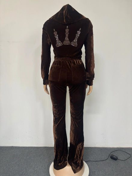BBM baddies “Bedazzled” tracksuit set