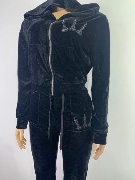 BBM baddies “Bedazzled” tracksuit set